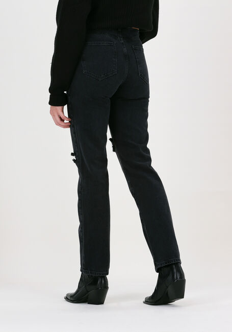 NA-KD Straight leg jeans DESTROYED STRAIGHT DENIM en noir - large
