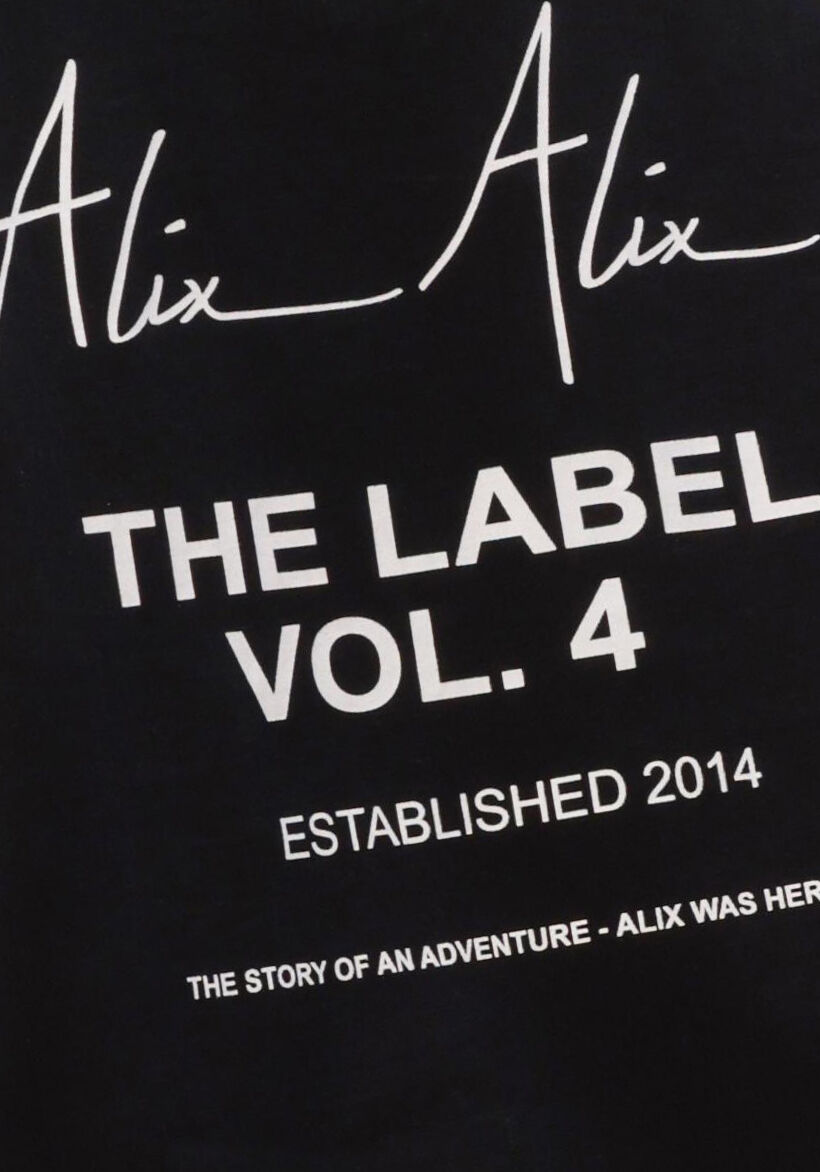 ALIX THE LABEL T-shirt LADIES KNITTED BULL T-SHIRT en noir - large