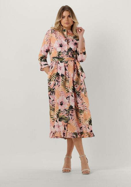 LOLLYS LAUNDRY Robe midi HARPER DRESS en multicolore - large
