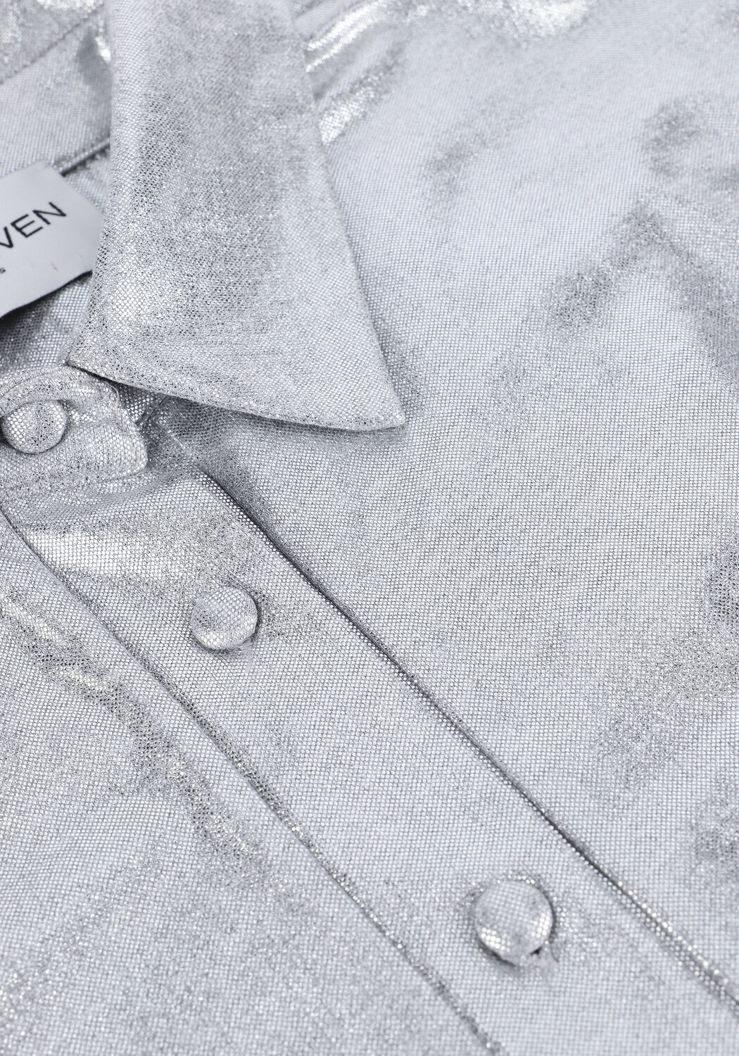 Zilveren EST'SEVEN  CW BLOUSE + BOW - large