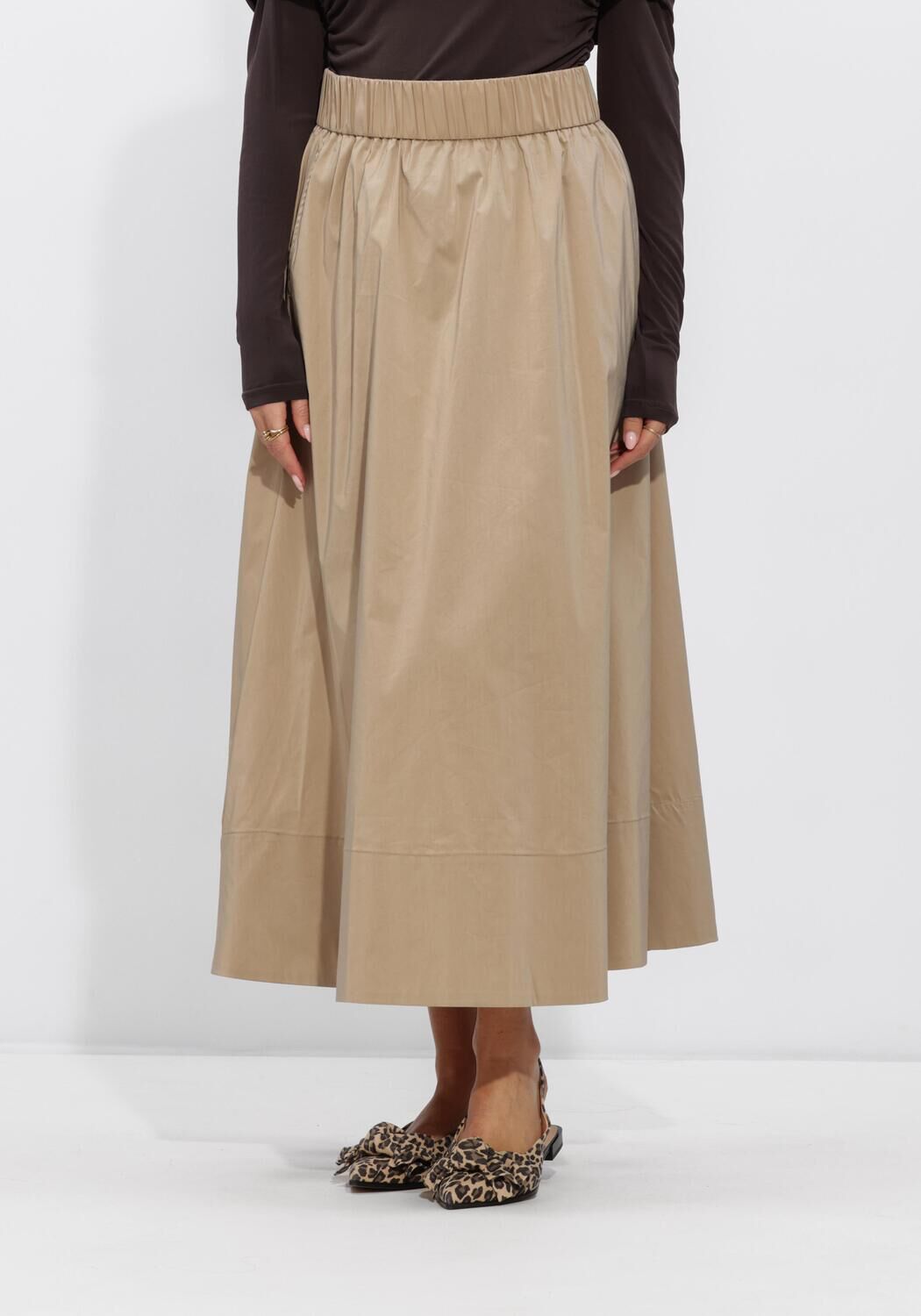 NOTRE-V Jupe maxi NV-FRIGG Sable - large