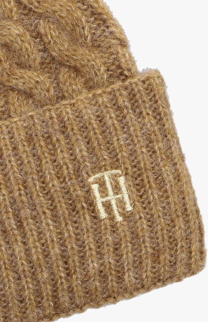 Bruine TOMMY HILFIGER Muts TIMELESS CABLE BEANIE - large