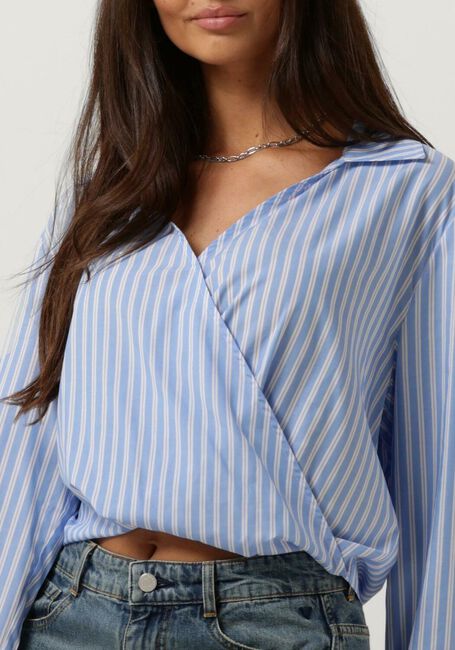 Blauwe ANOTHER LABEL  ELSIE TOP L/S - large