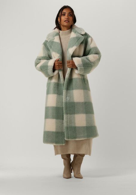 STAND STUDIO Manteau Teddy MARIA COAT Menthe - large