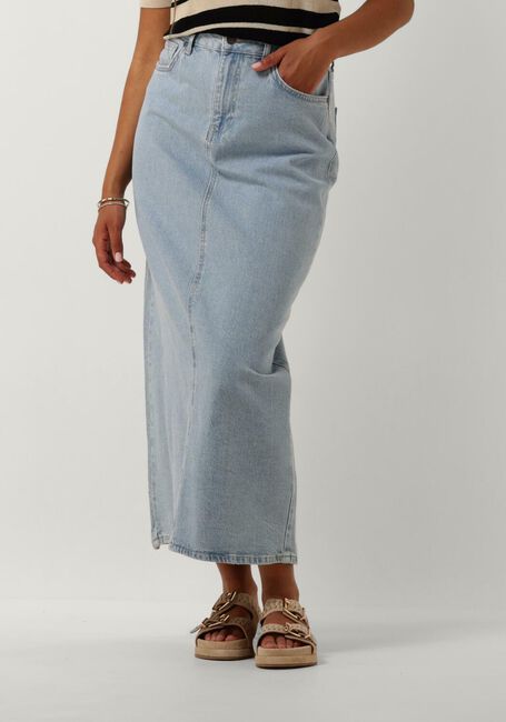 OBJECT Jupe midi OBJELLEN MW LONG DENIM SKIRT en bleu - large