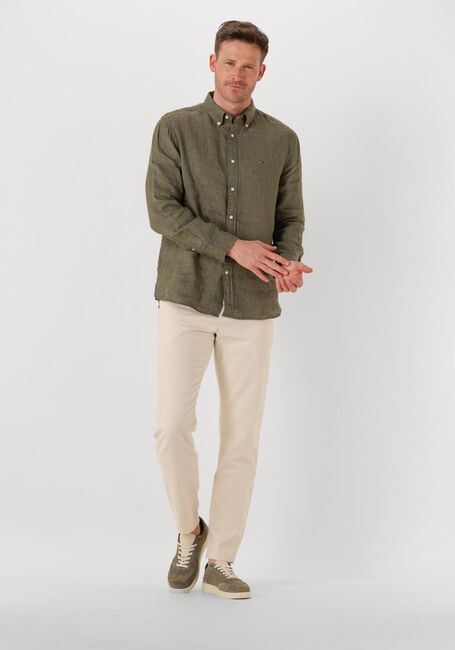 TOMMY HILFIGER Chemise décontracté PIGMENT DYED LI SOLID RF SHIRT en vert - large
