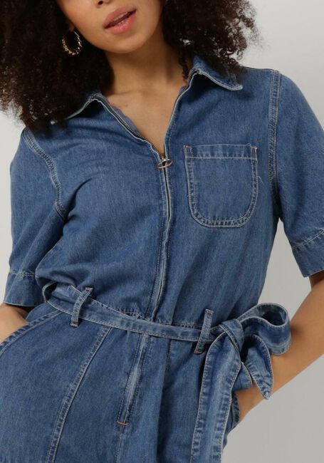 Blauwe SCOTCH & SODA Jumpsuit ZIP FRONT RETRO INSPIRED JUMPSUIT - INDIGO - large