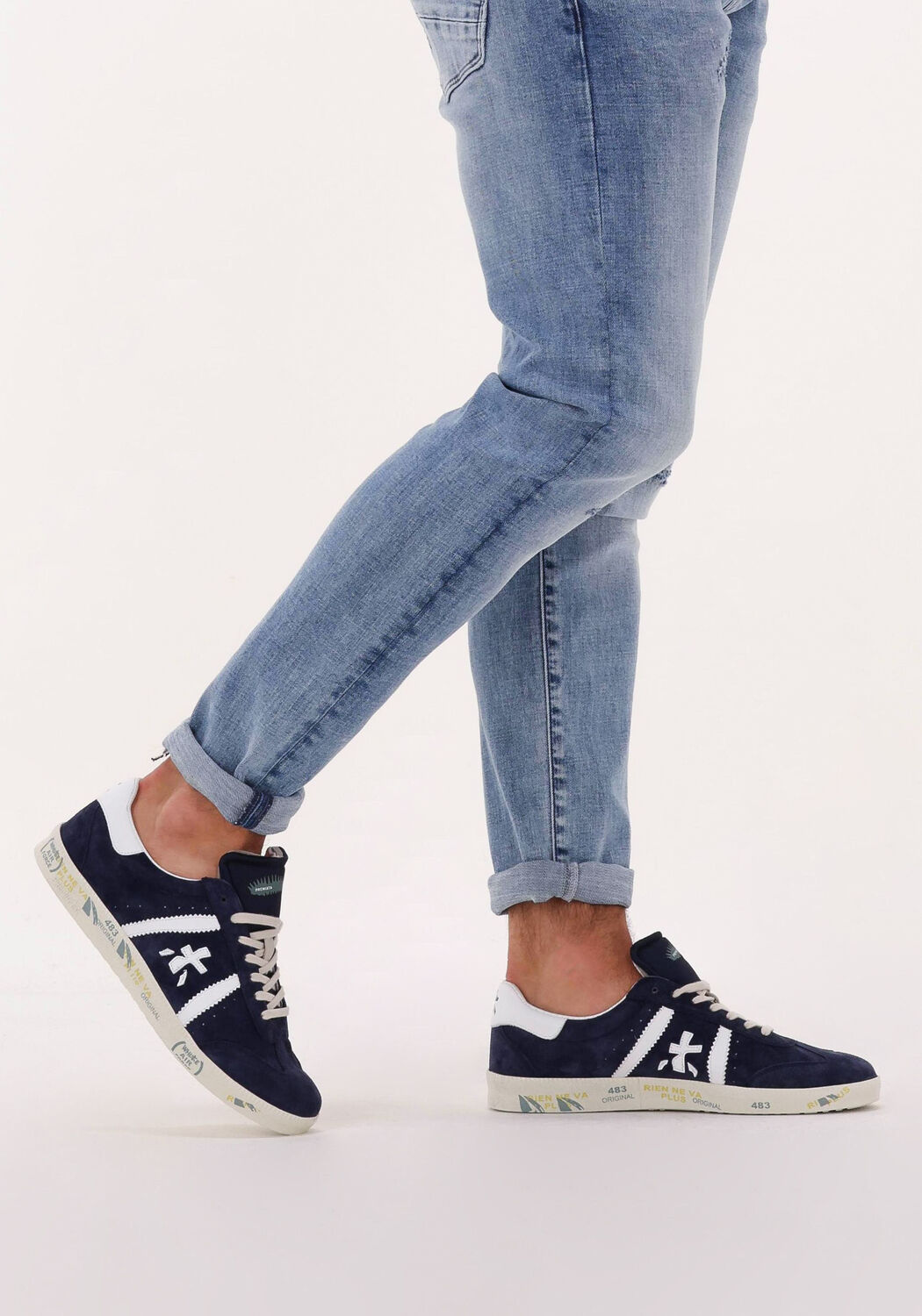 Blauwe PREMIATA Sneakers BONNIE - large