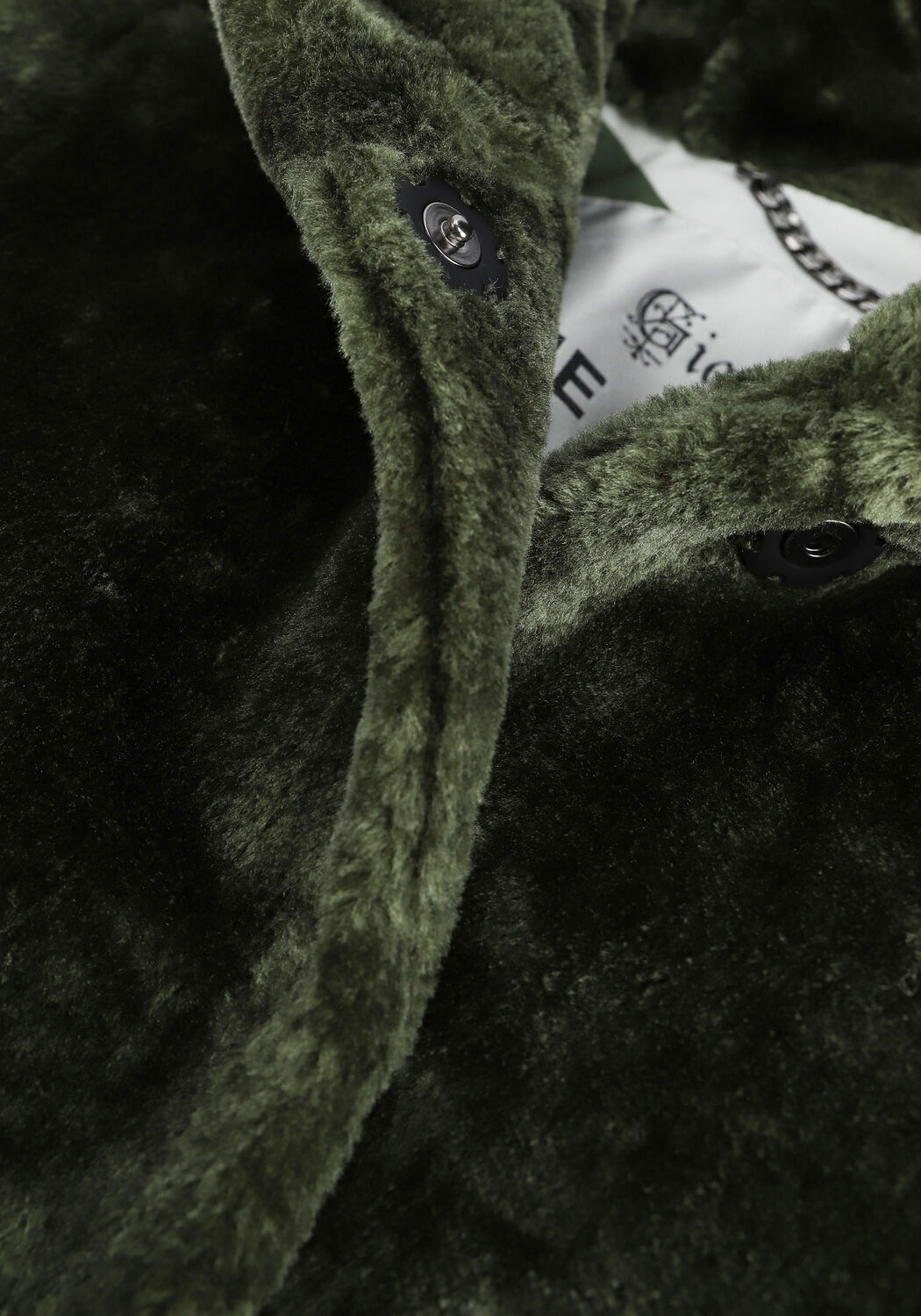 GIACOMO THE JACKET Manteau en fausse fourrure 13 LT FUR en vert - large