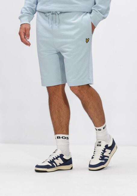 LYLE & SCOTT Pantalon courte PLAIN SWEATSHORT Bleu clair - large