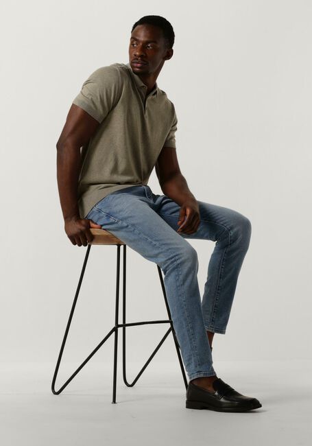 SELECTED HOMME Polo SLHBERG SS KNIT POLO NOOS en vert - large