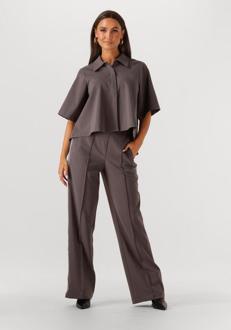 Taupe EST'SEVEN Wijde broek JUNE TROUSER - large