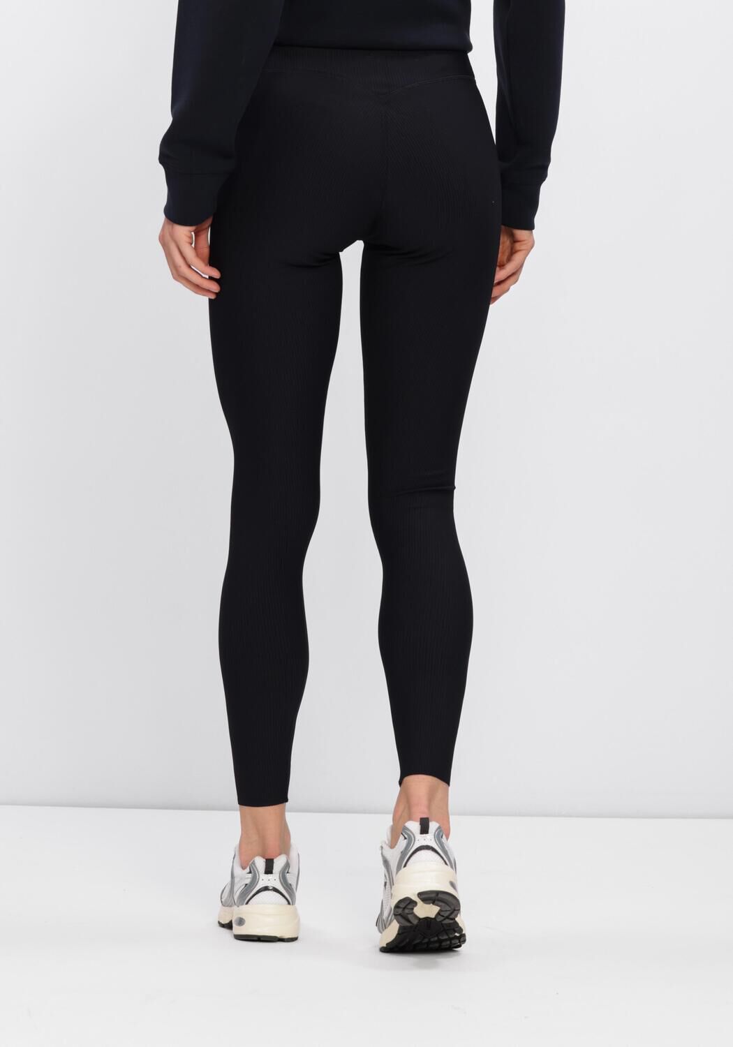 Zwarte BJORN BORG Broeken/jumpsuits STUDIO RIBBED TIGHTS - large