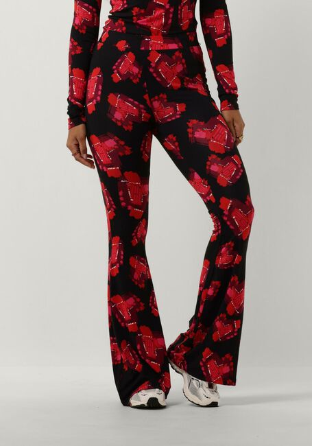 REFINED DEPARTMENT Pantalon évasé ABBA en noir - large
