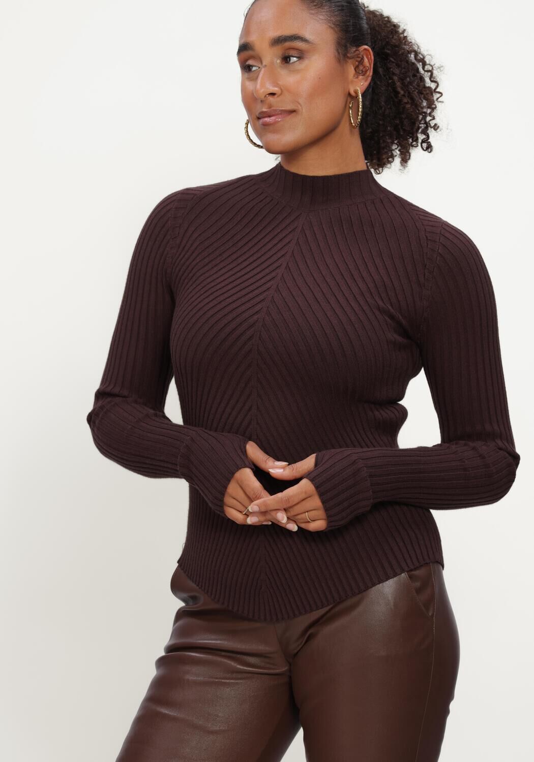 IBANA KINZY Pulls & Gilets en marron - large
