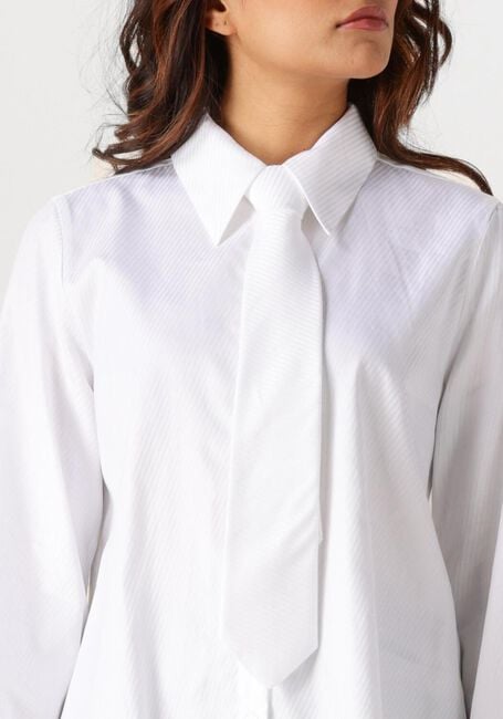 Witte MOS MOSH  MMAYEN STRIPE SHIRT - large