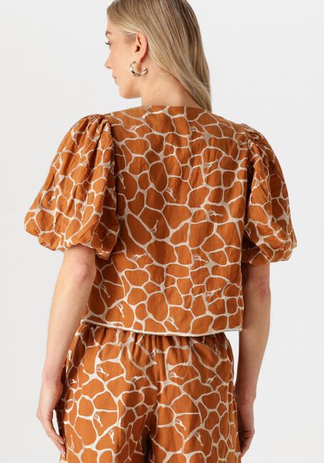 SCARLETT POPPIES Haut KACIE TOP en marron - large