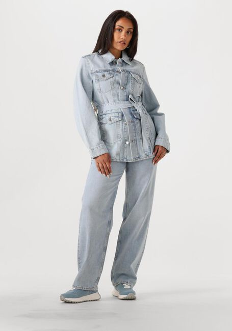Lichtblauwe LIU JO Spijkerjas GIUBBINO DENIM LOUD - large
