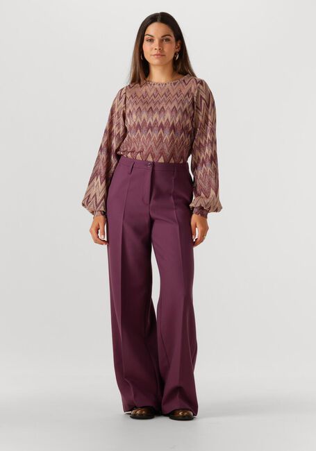 SUMMUM Haut TOP LONG SLEEVE ZIG ZAG LUREX en multicolore - large