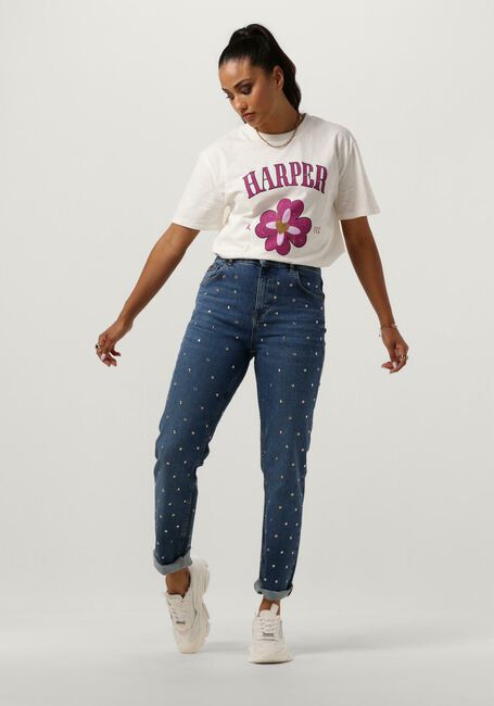 Blauwe HARPER & YVE Mom jeans HARPER-PA - large