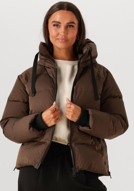 MSCH COPENHAGEN Veste matelassé MSCHPAVINARIA SHORT JACKET en marron - large