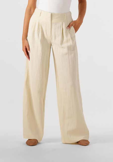 MSCH COPENHAGEN Pantalon large MSCHBLASE EDELMIRA PANTS en beige - large