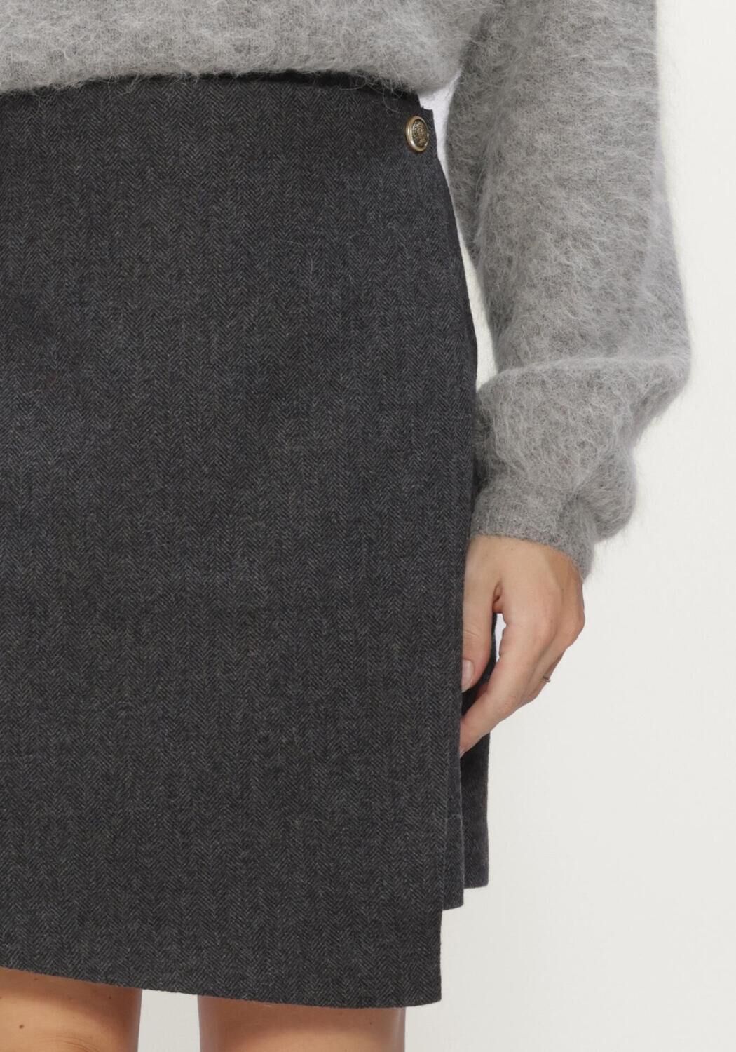 NOTRE-V Mini-jupe NV-INES Gris fonc&eacute; - large