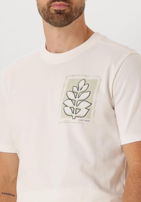 CAST IRON T-shirt REGULAR FIT SINGLE JERSEY CA en blanc - large