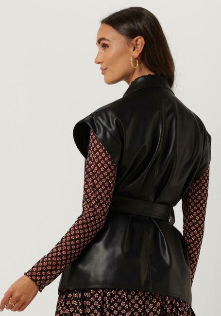 NA-KD Gilet BELTED PU VEST en noir - large