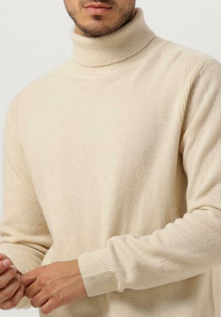 ANERKJENDT Col roulé AKNICO SOLID ROLL NECK LAMBSWOOL Blanc - large