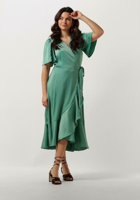 Mint Y.A.S. Midi jurk YASTHEA 2/4 MIDI WRAP DRESS S. - large