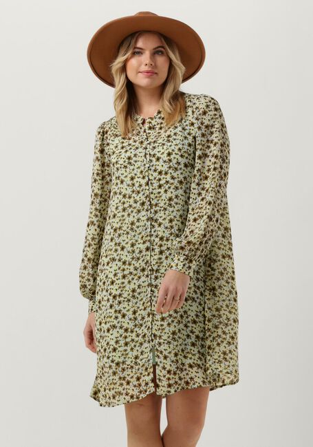 MSCH COPENHAGEN Mini robe ADALIA RIKKELIE SHIRT DRESS AOP en vert - large