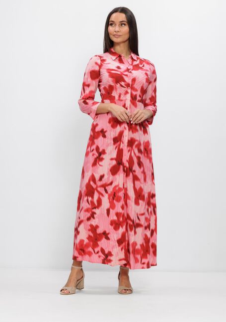 Roze Y.A.S. Maxi jurk YASSAVANNA LONG SHIRT DRESS - large