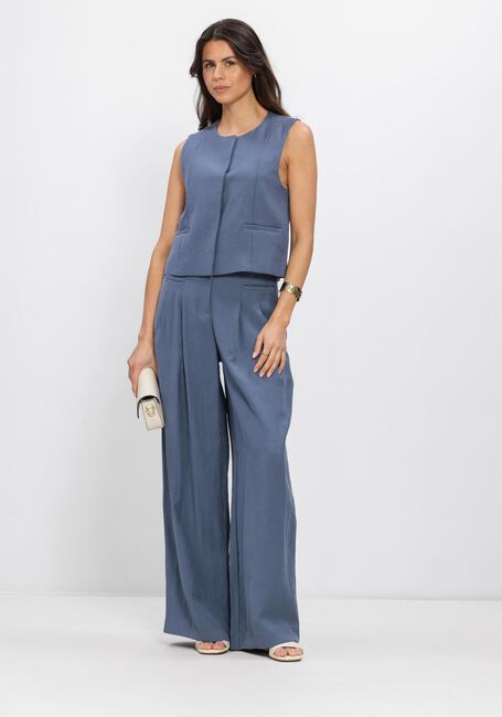 MSCH COPENHAGEN Pantalon large MSCHFRODE HW PANTS en bleu - large