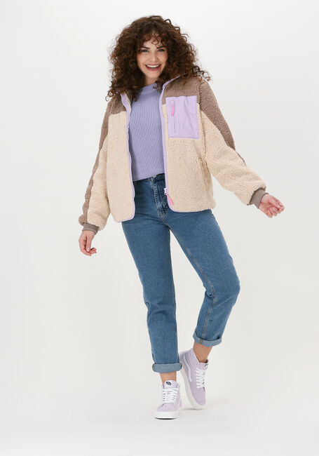 Beige NEO NOIR Teddy jas EAGLE TEDDY JACKET - large