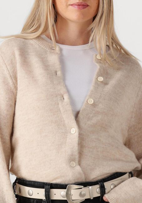 Beige SELECTED FEMME Vest SLFLULU NEW LS KNIT CARDIGAN - large