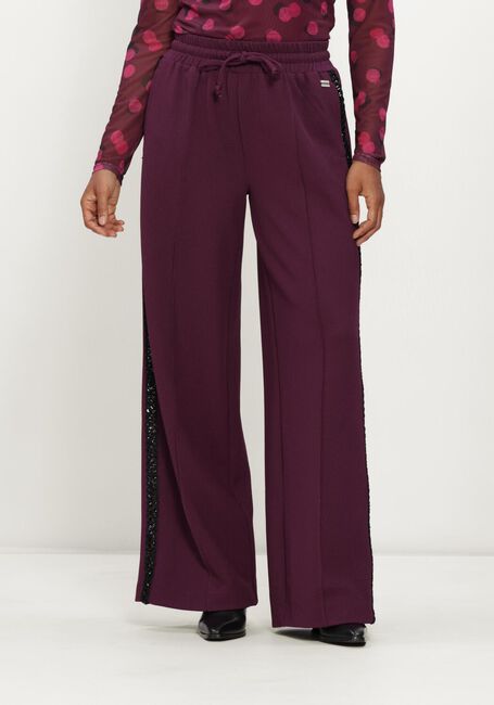 POM AMSTERDAM Pantalon large LEAH DARK PLUM en violet - large