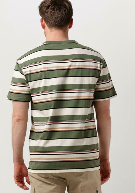 Olijf ANERKJENDT T-shirt AKKIKKI S/S STRIPE TEE - large