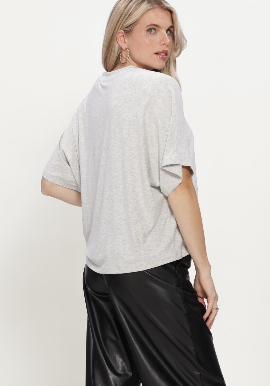 AIMEE THE LABEL ELARAW6 SHIRT Hauts & T-shirts en gris - large