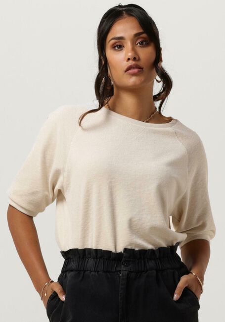 Gebroken wit BY-BAR Top NEVA SLUB TOP - large