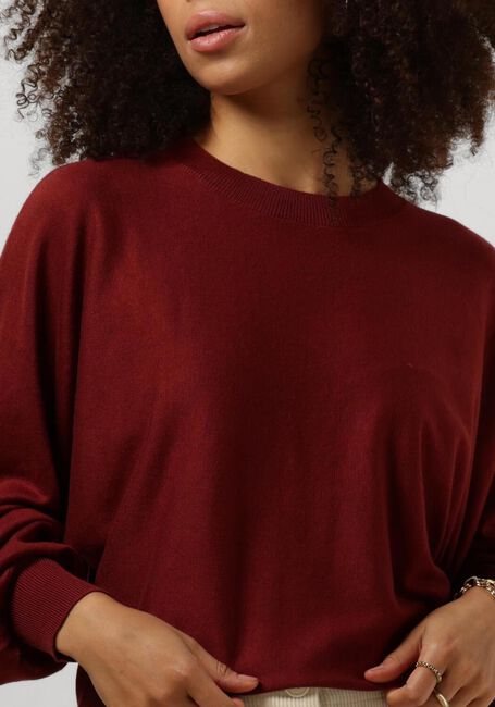 MINUS Pull DANA BAT SLEEVE KNIT PULLOVER en marron - large