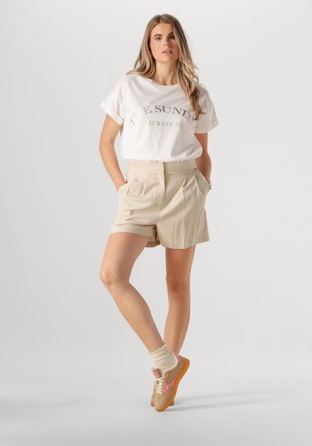 Witte NUKUS T-shirt MEIKE SHIRT THE SUNDAY - large
