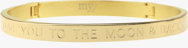 Gouden MY JEWELLERY Armband LOVE YOU TO THE MOON AND - large