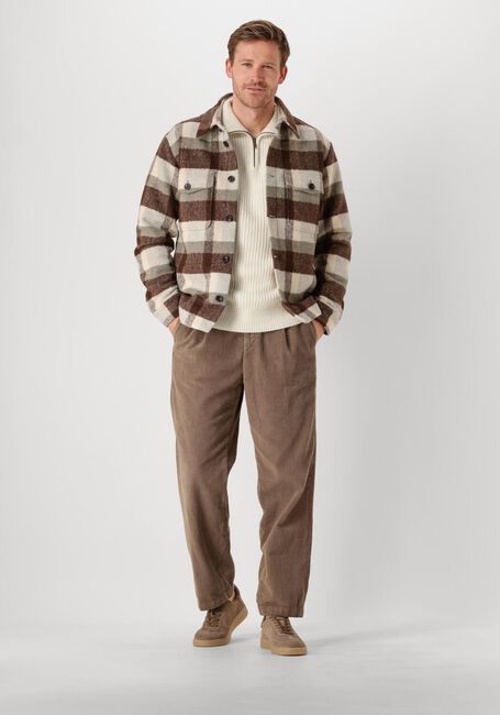 SELECTED HOMME Surchemise SLHARCHIVE OVERSHIRT B NOOS en marron - large