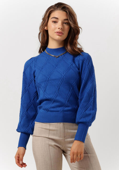 Blauwe Y.A.S. Trui YASYVA LS KNIT PULLOVER - large