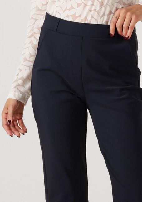 Donkerblauwe STUDIO ANNELOES Pantalon ANNE BONDED TROUSERS - large