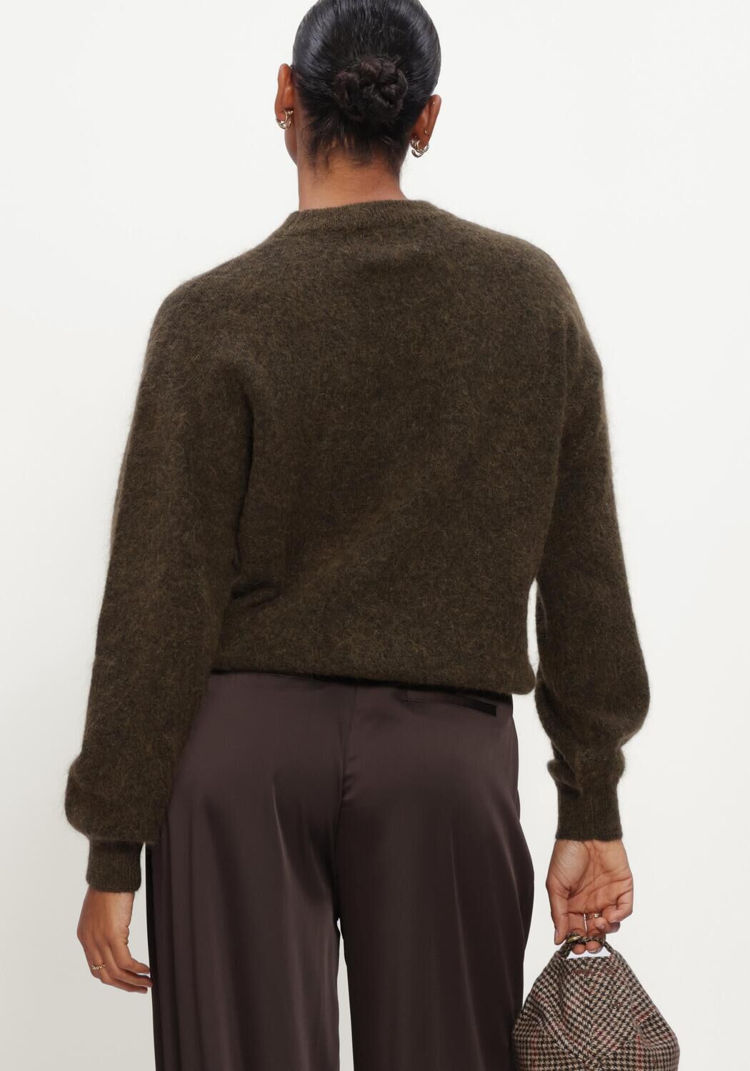 TWNS Pull HIGH-NECK PULLOVER, LONG SLEEVES en marron - large