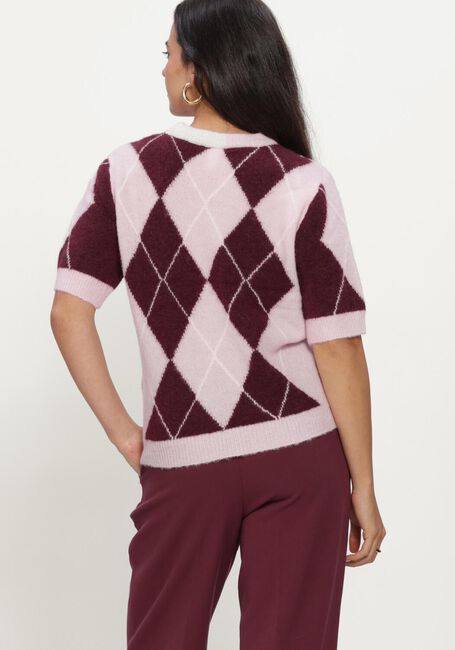 Y.A.S. Haut YASJOHI SS WOOL BLEND PULLOVER en rose - large