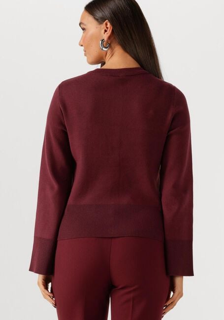 Y.A.S. Gilet YASPIMI LS KNIT CARDIGAN S. Bordeaux - large
