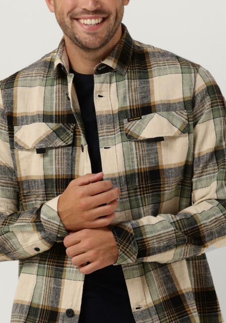 PME LEGEND Chemise décontracté LONG SLEEVE SHIRT COTTON YARN DYED CHECK en vert - large